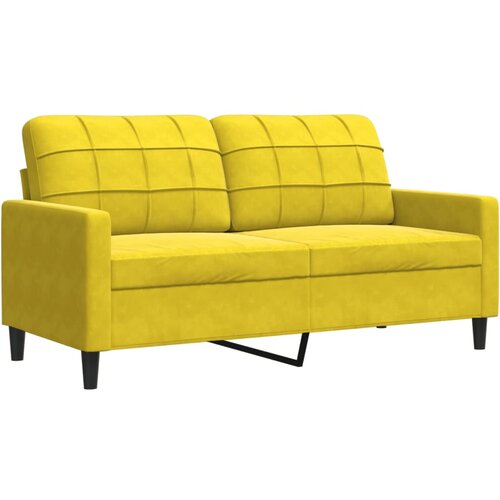 VidaXL Dvosjed žuti 140 cm bar&amp;scaron;unasti Slike