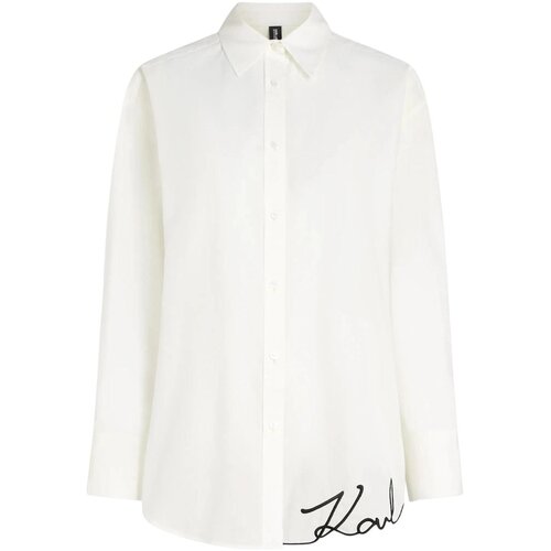 Karl Lagerfeld Srajce &amp;amp; Bluze OVERSIZED BEACHSHIRT B2W46034 Bela Slike