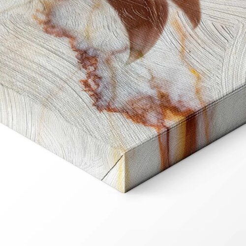  Slika - Elegance of a Flower (1-part) - Delicate Lily on Marble in Sepia 40x60 Slike