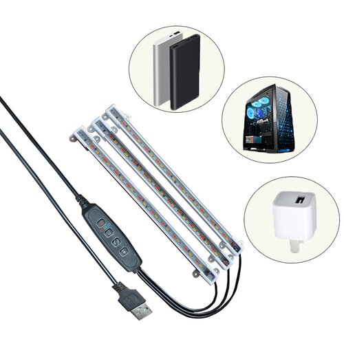 INF Stojalo za rastlinsko luč, 28 cm, trojna glava, napajanje preko USB (adapter ni priložen), (22108770) Cene