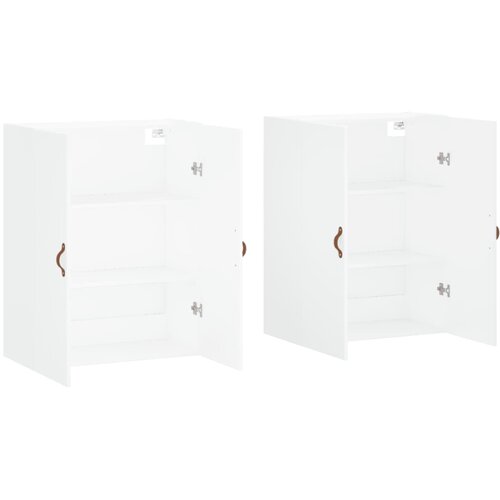  Zidni ormarići 2 kom bijeli 69,5 x 34 x 90 cm Slike