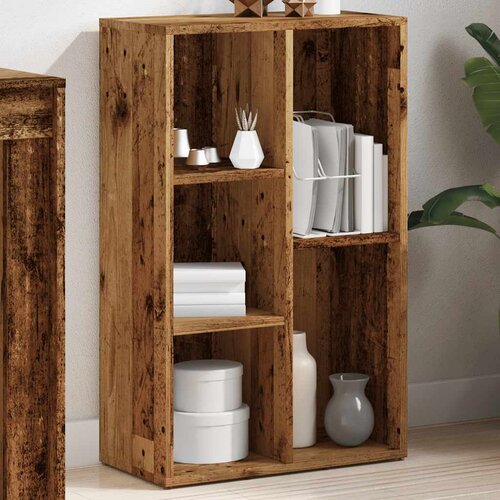  za knjige staro drvo 50x25x80 cm konstruirano drvo Slike