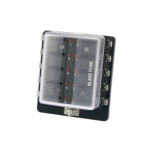 TRU COMPONENTS Držač osigurača s indikatorom statusa, pogodan za plosnate osigurače Standard 30 A 32 V/DC TC-R3-76-01-3L110 1 ko Cijene