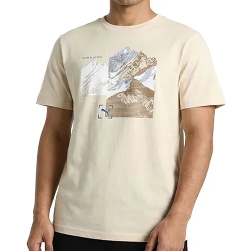 Puma Mu&amp;scaron;ka majica Graphic Mountain Tee, Bela Slike