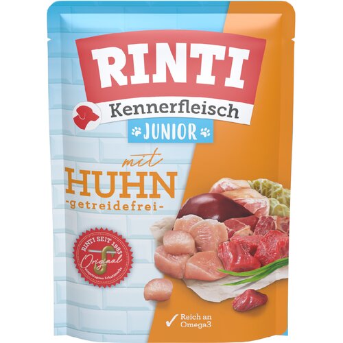 Rinti Kennerfleisch Pouches Junior 10 x 400 g - Piletina Cijene