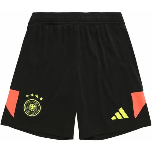 Adidas Športne hlače rumena / korala / črna