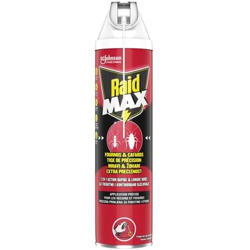 Raid Insekticidni sprej protiv gmižućih insekata sa usmerivačem, 400 ml Slike