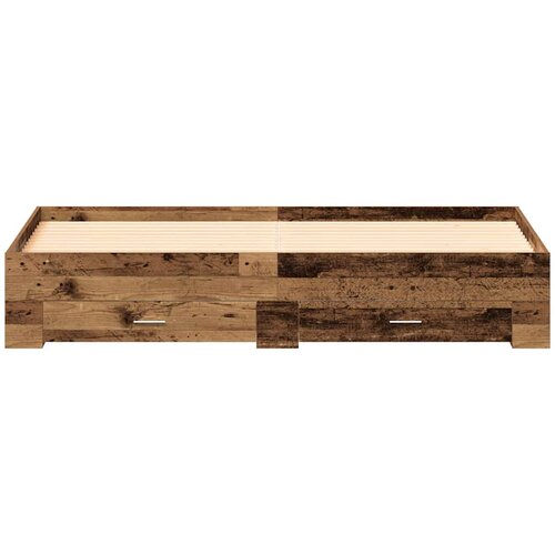  Krevetna konstrukcija Staro drvo 180 x 200 cm Konstruirano drvo Slike