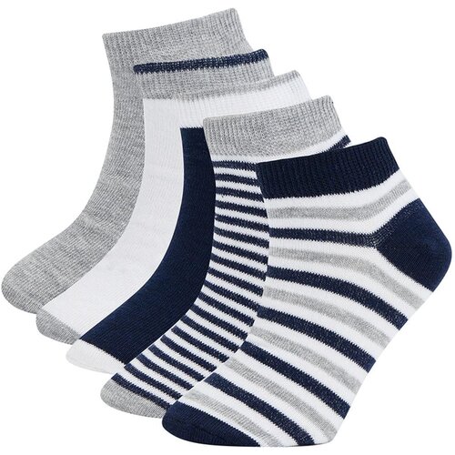 Defacto Boy's 5-Piece Cotton Booties Socks Cene