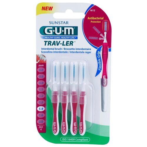 GUM Trav-Ler međuzubne četkice 4 kom 1,4 mm 4 kom Slike