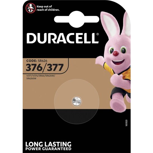 Duracell gumbne celice 377 1.55 V 1 kos 28 mAh srebrovo-oksidni SR66, (20430632) Cene