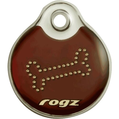 Rogz ID privezak za pse Bronze Bone - S Slike