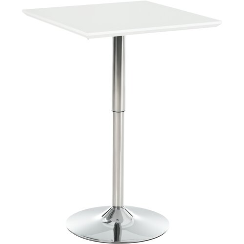 HOMCOM barska miza MDF plo&scaron;ča, jeklo 60&Scaron; x 60G x 69 92V cm Bel, (5000242678) Cene