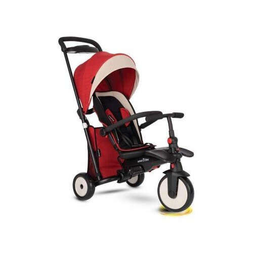 dečiji tricikl smart trike folding 500 recliner 9M+ red melange Slike