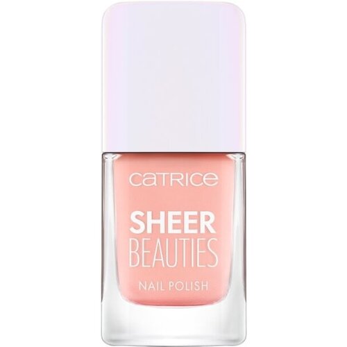 Catrice Sheer Beauties Nail Polish lak za nohte s prosojnim učinkom 10.5 ml Odtenek 050 peach for the stars Cene