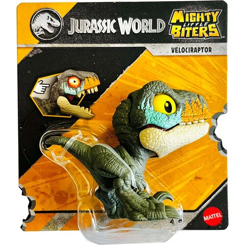 Mattel Jurassic World: grizeča mini zelenkasta figura Velociraptorja - Slike