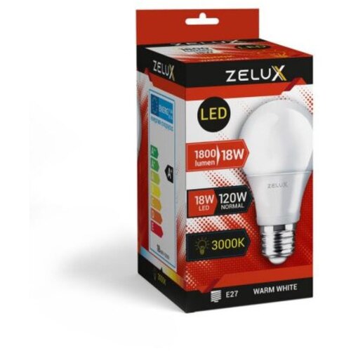 Zelux LED sijalka E27 A80 18W 1800lm 3000K Cene