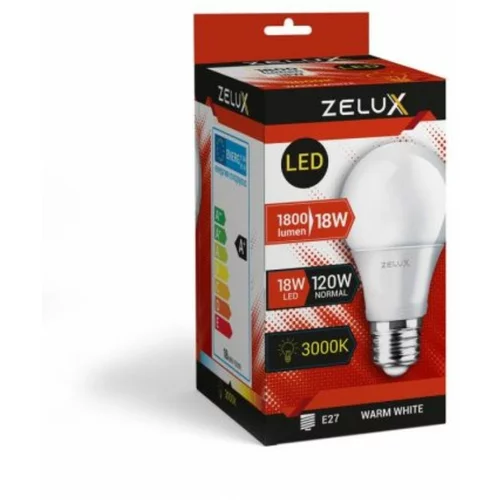 Zelux LED sijalka E27 A80 18W 1800lm 3000K