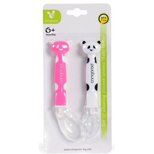 Cangaroo Set silikonskih kašičica baby panda girl ( CAN1607G ) CAN1607G Cene