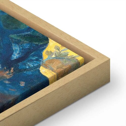  Slika - Paul Gauguin &amp;ndash; Where Do We Come From? What Are We? Where Are We Going? 100x40 U prirodnom drvenom okviru Slike