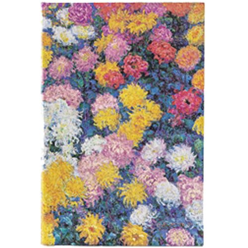  NOTES 12X18CM-MIDI CRTE 72L S GUMICOM MONET&amp;amp;APOS;S CHRYSANTHEMUMS PAPERBLANKS PB9714-3 Slike
