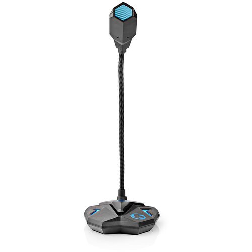 Oem Nedis, Mikrofon USB za igranje iger in pretakanje z gumbom LED za uti&scaron;anje zvoka, Črna, (5000232166) Cene