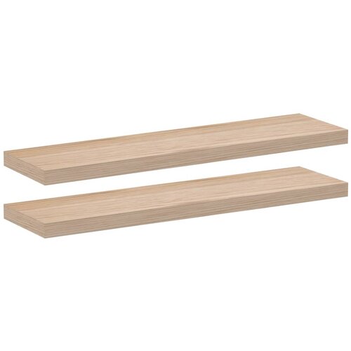 Plutajuće police 2 kom 90x23,5x4 cm od konstruiranog drva Slike