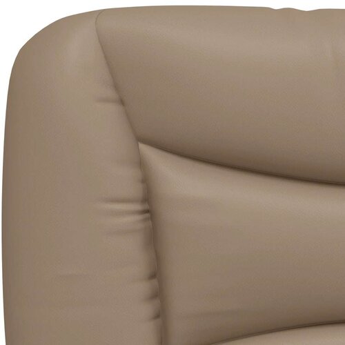 vidaXL Jastuk za uzglavlje boja cappuccina 90 cm od umjetne kože Cene