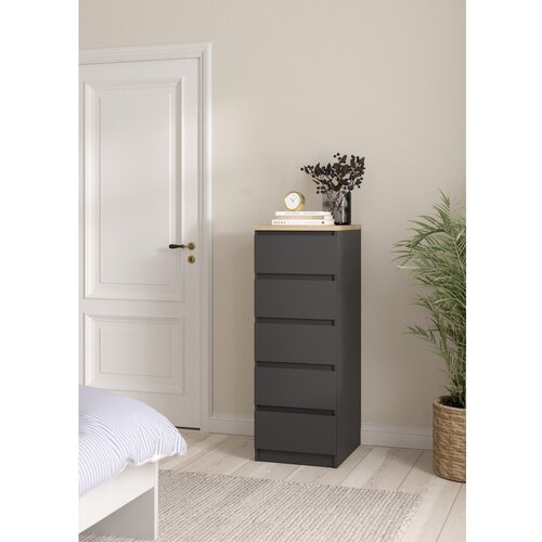 Tvilum Temno siva komoda 40x111x50 cm Naia &amp;ndash; Slike