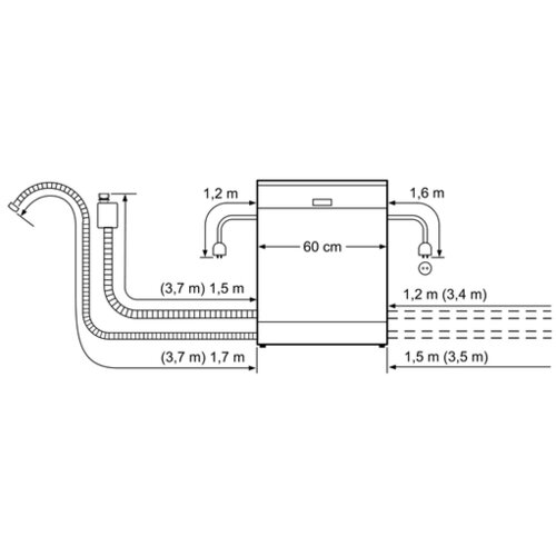 Bosch SMS25AW04E ma&amp;scaron;ina za pranje sudova Slike