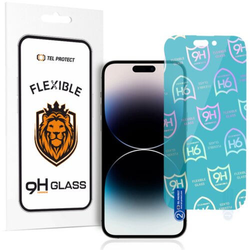  TEL PROTECT NAJBOLJE FLEKSIBILNO HIBRIDNO KALJENO STAKLO ZA IPHONE 14 PRO MAX Cene