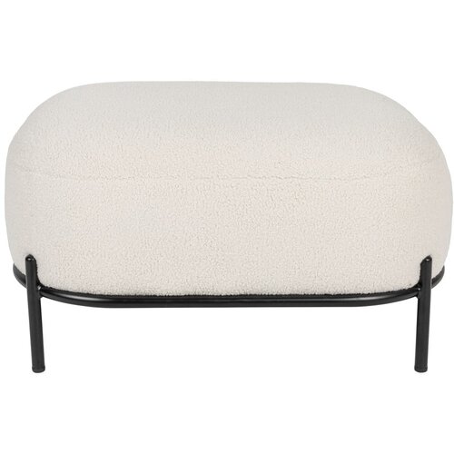 White Label Kremno bel tabure Hocker Polly – Cene