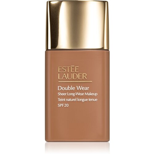 Est&amp;eacute;e Lauder Double Wear Sheer Long-Wear Makeup SPF 20 blagi matirajući puder SPF 20 nijansa 5W2 Rich Caramel 30 ml Slike