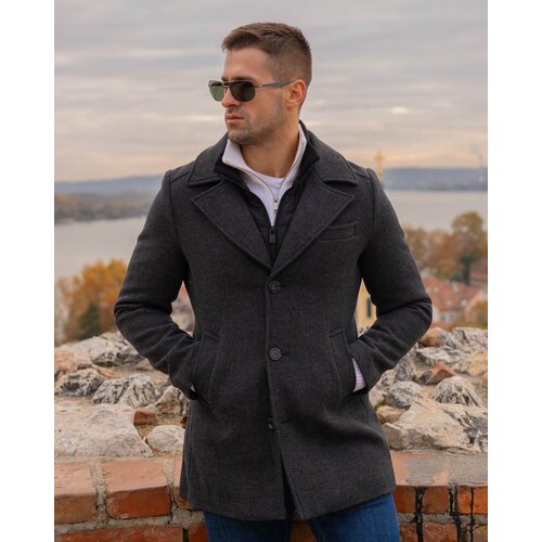 La Force Fashion muški invento kaput Tom - Tamno siva Cene