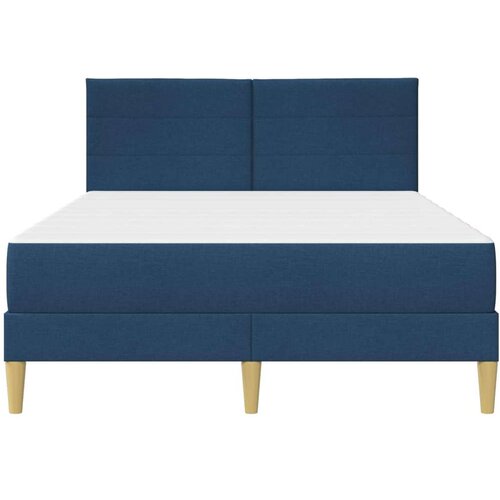  Okvir za krevet Plava 140 x 200 cm Poliester - Plava 140 x 200 cm Slike