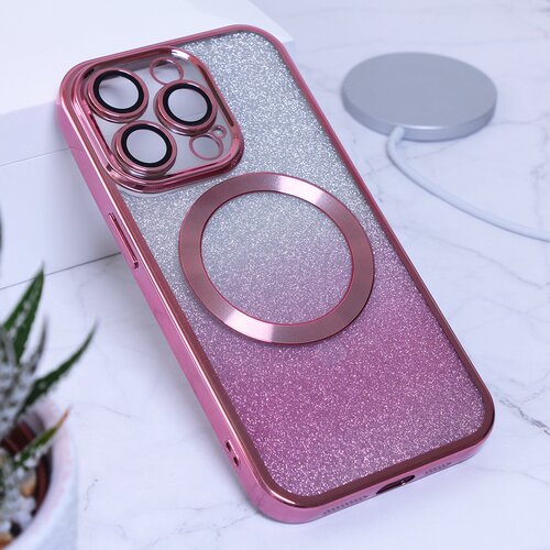 Torbica shine magsafe za iphone 14 pro 6.1 roza Slike