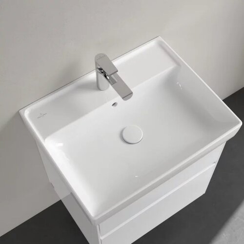 Villeroy Boch 4A336001 Collaro 60 x 47 cm keramični umivalnik z odprtino za armaturo Slike