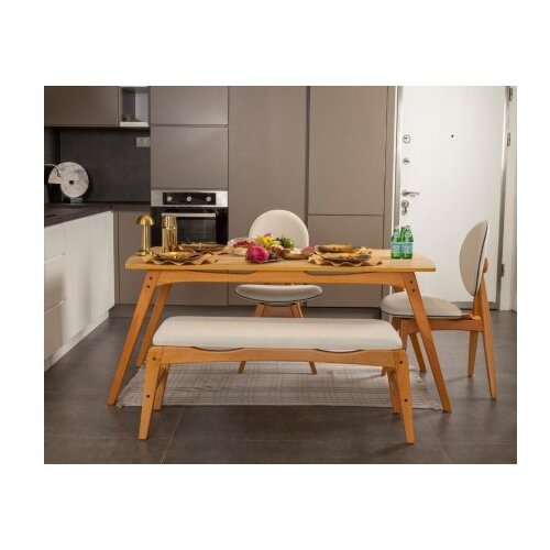 Hanah home Trpezarijski set Touch (2S-1B) v2, Hrast-bež Cijene