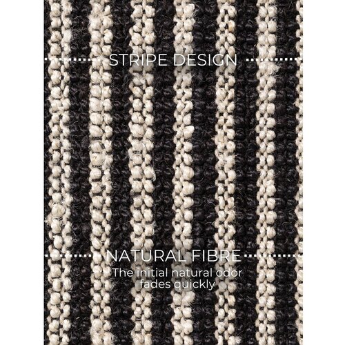 Elle Decoration Črna ročno tkana preproga iz jute 160x230 cm Harvest Ebony &amp;ndash; Slike