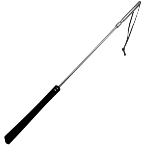 Metal Hard Original Leather and Metal Whip 70cm Cene