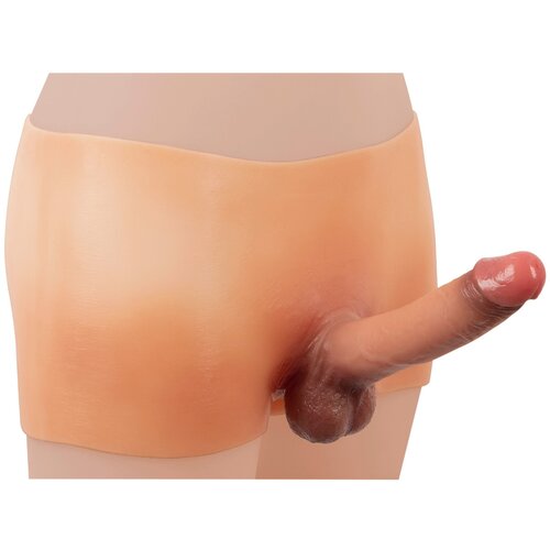 You2Toys Ultra Realistic - vibracijske spodnje hlače s penisom (naravna barva) Slike