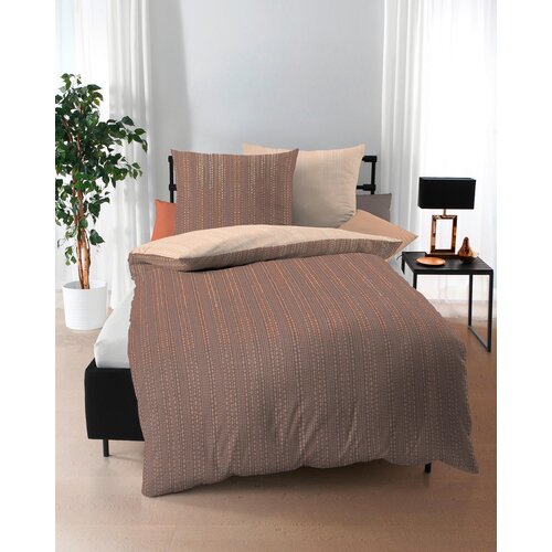 Kaeppel posteljnina 240/220 cm saten naravne barve Cene