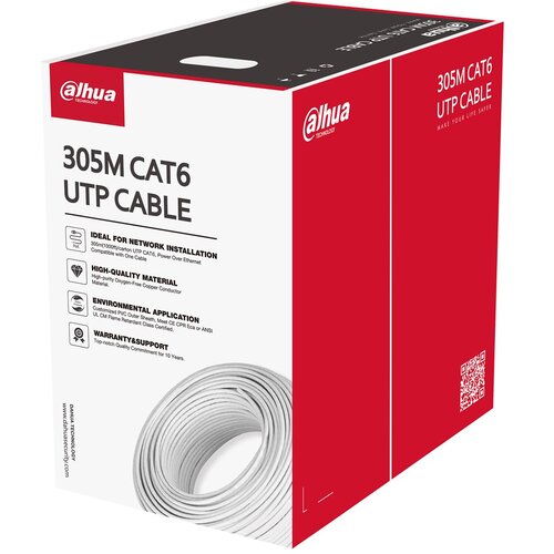 Dahua Technology PFM920I-6UN-C-V2 networking cable White 305 m Cat6 U /UTP (UTP) Cijene