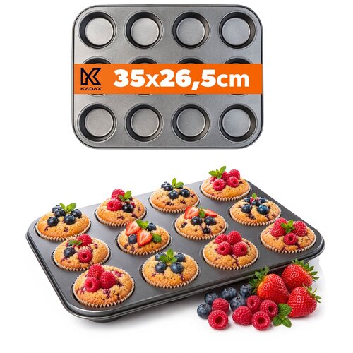 KADAX Model za muffine, 12 kosov, pekač, jeklen model, (5000354136) Cene