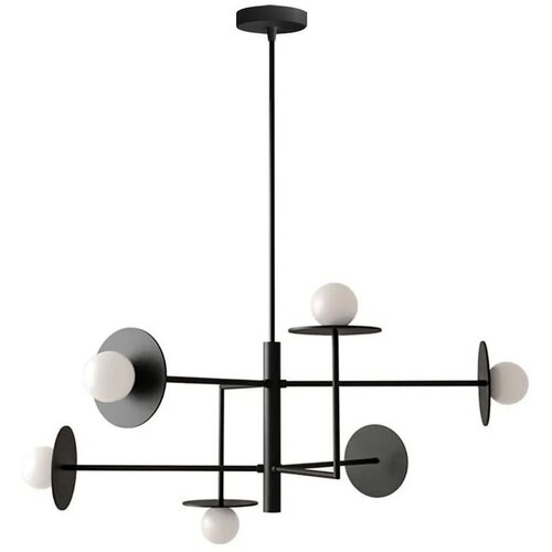 Toolight Stropni luster APP1668-6CP Black Cene
