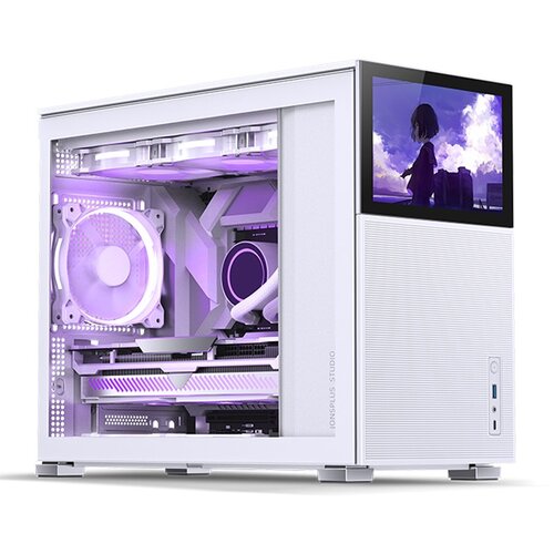 Jonsbo D31 MESH Screen Micro-ATX Case, Tempered Glass - white Cijene