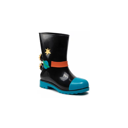 Melissa Gumijasti škornji Mini Rain Boot + Fabula 33677 Črna