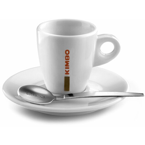 KIMBO espresso šoljica i tacna | keramički set 6/1 Slike
