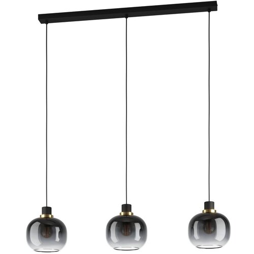 Eglo viseća lampa OILELLA 3xE27 95 cm crna siva 99617 Slike