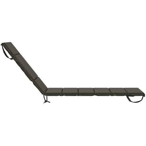  Jastučić za ležaljku GEMERT 100% poliester Antracit - Antracit 200 x 50 x 3 cm Melange Slike